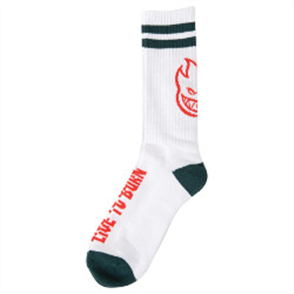 Spitfire Mens Sock Heads Up,  Wht/Teal/Red
