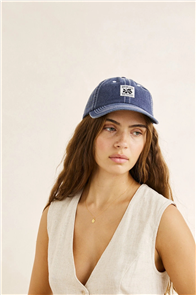 Rhythm BAYSIDE CAP, WASHED DARK BLUE