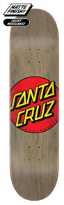 Santa Cruz Skate Classic Dot, Brown, Size 8.375 x 31.83 + Grip