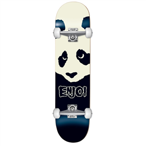 Enjoi Misfit Panda FP Skate Complete, Black 7.6"