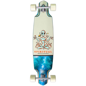 Dusters Zen Longboard Cruiser, Teal, Size 9.125"