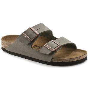 Birkenstock ARIZONA BIRKIBUC (NARROW), STONE