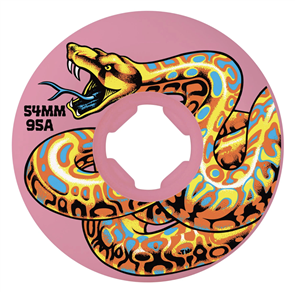 Santa Cruz Skate 54mm Jeff Kendall Snake Pink Hardline 95a Slime Balls Wheels