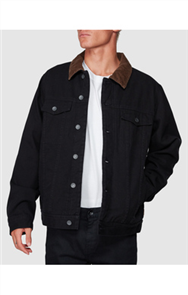 Billabong BARLOW TRUCKER JACKET, BLACK