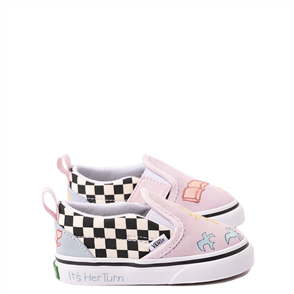 Vans SLIP-ON VELCRO SKATEISTAN SHOE, CHECKERBOARD