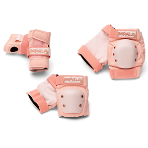 Impala Protective Safety Pad Set, Marawa Rose Gold, Adult Size