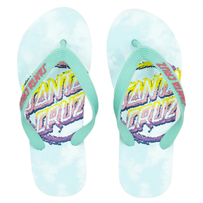 Santa Cruz YOUTH THROWDOWN DOT JANDAL, AQUA