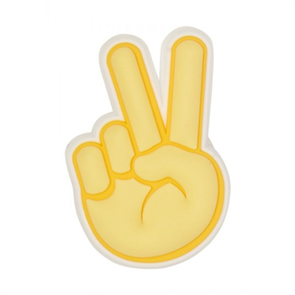 Crocs Jibbitz Peace Hand Sign