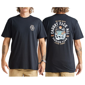 The Mad Hueys STILL CATCHING FK ALL TEE, BLACK