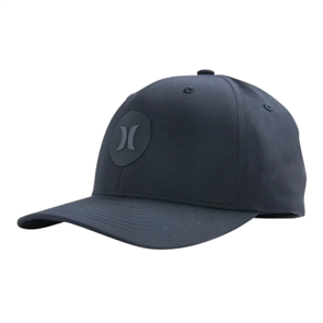 Hurley Phantom Alpha Flexfit Hat, Black