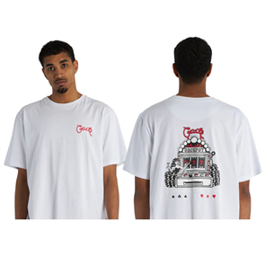 Crate Gamble The Feature T-Shirt, White