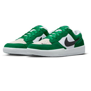 Nike SB Force 58 Skate Shoe, PINE GREEN/BLACK-WHITE-WHITE