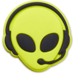 Crocs Jibbitz Alien with Headset