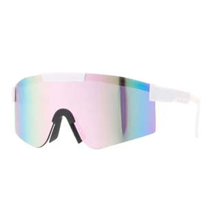 Blank Collective Flat Top Ombre Lens Sunglasses, Wht/Ombre Lens