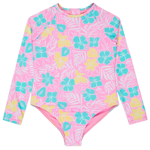 Roxy TROPICAL SQUARE ONESIE SWIM, BONBON HIB JAM