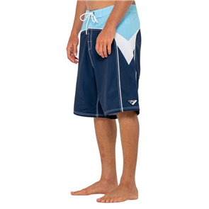 Rusty STRAIGHT PIPE FIXED WAIST BOARDSHORT, NAVY BLU