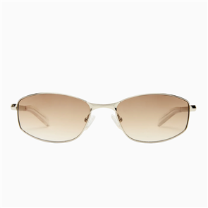 Le Specs STAR BEAM SUNGLASSES, SILVER/BRN GRAD