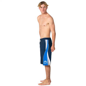Rusty PLOT TWIST BOARDSHORT, NAVY BLUE