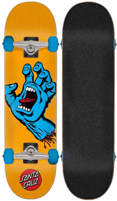 Santa Cruz Skate Screaming Hand Mid Skate Complete, Size 7.80in x 31.00in