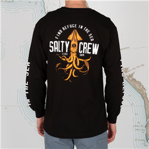 Salty Crew COLOSSAL PREMIUM L/S TEE, BLACK