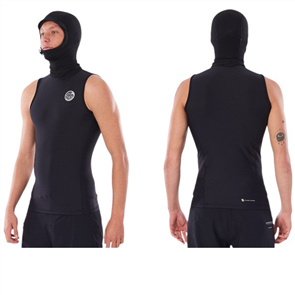 Rip Curl Mens Hooded Thermal Vest + Flashbomb Booties Combo