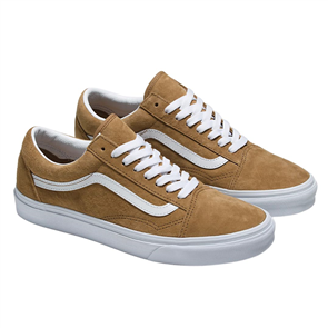 Vans OLD SKOOL PIG SUEDE SKATE SHOE, TOBACCO BROWN