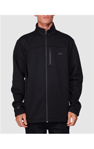Billabong ADIV MAINLAND ZIP THRU FLEECE, BLACK