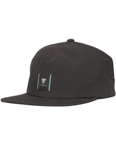 Vissla Lay Day Eco 5 Panel Hat, Black