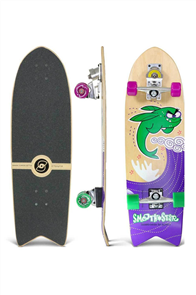 SmoothStar Flying Fish 32" Surf Skateboard, Green