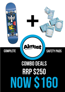 US Combo includes: Almost Sky Brown Complete + Impala Adults Protect Set
