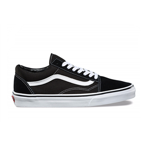 Vans Unisex Old Skool Shoes, Black White