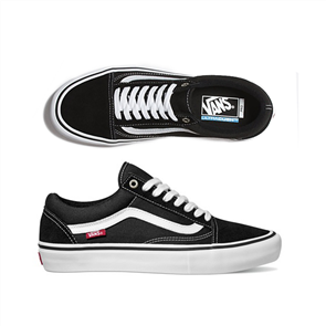 Vans Old Skool Pro Shoes Black White
