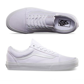 Vans Unisex Old Skool Shoes, White