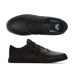 Nike Mens SB Check Solarsoft Shoe, Black Black