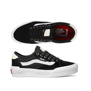 Vans Chima Pro 2 Shoes (Suede/Canvas), Black White
