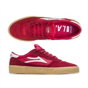 Lakai Cambridge Suede Shoes, Red Gum