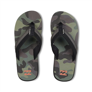 Billabong All Day Impact Prints Jandal, Camo