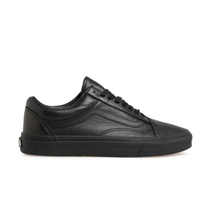 Vans OLD SKOOL LEATHER SHOES, BLACK/ BLACK