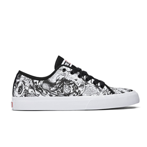 DC X MARVEL DP MANUAL SHOE, BLACK/WHITE/RED