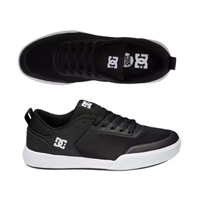 DC TRANSIT SKATE SHOE, BLACK/WHITE