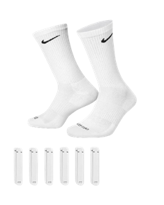 Nike Everyday Plus Cushioned Sock (6 Pack), White