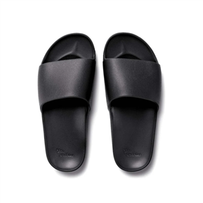 Archies Unisex Arch Support Slide, Black