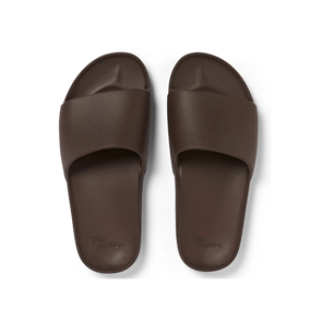 Archies Unisex Arch Support Slide, Brown