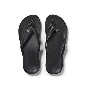 Archies Arch Support Jandals, Crystal Blk