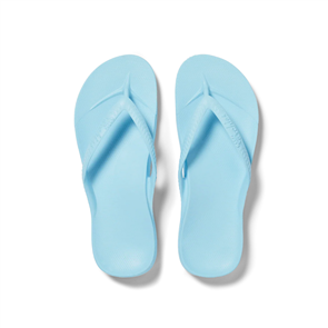 Archies Arch Support Jandals, Sky Blue