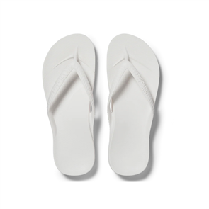 Archies Arch Support Jandals, White