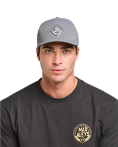 The Mad Hueys CHECKERED HUEYS FLEXFIT DELTA, CHARCOAL