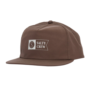 Salty Crew APEX 5 PANEL CAP, FRIAR BROWN
