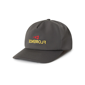 FLORENCE MARINE X Logo Twill Hat, Charcoal