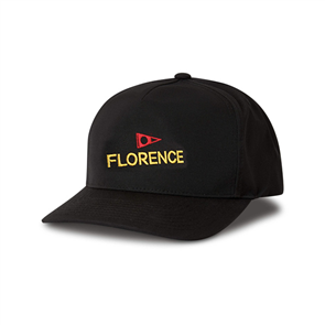 FLORENCE MARINE X Logo Twill Hat, Black